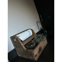 Houten keukenrolhouder Greet 28 x 30 cm