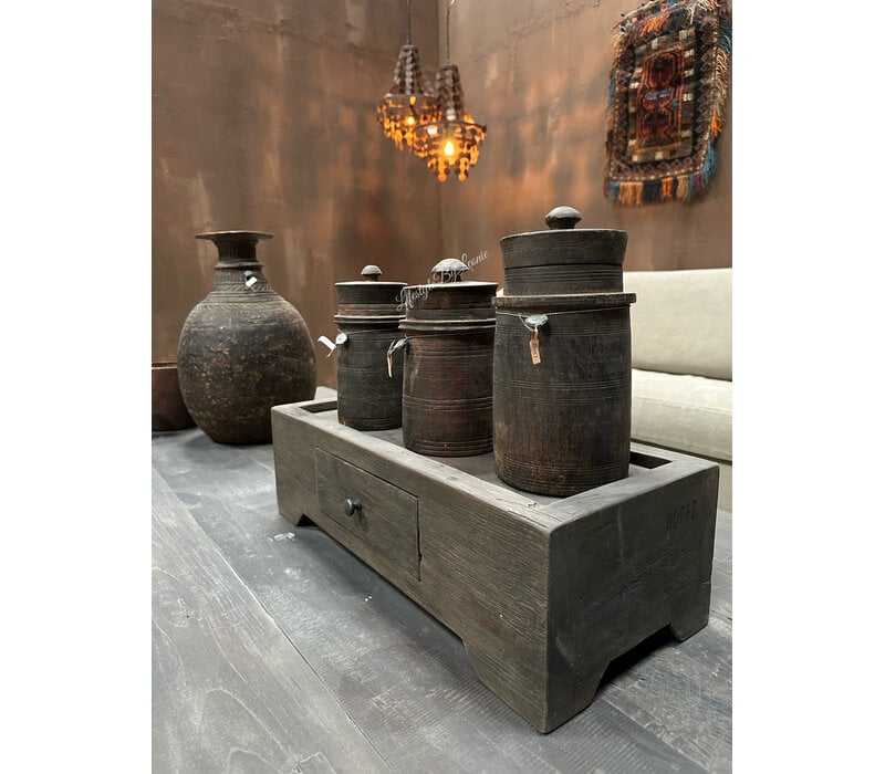 Hoffz vensterbank console met lade 61x26cm