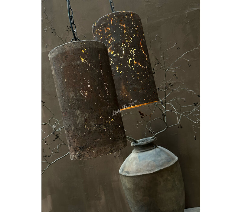 Hoffz Interior Bari cilinder hanglamp Kurk L