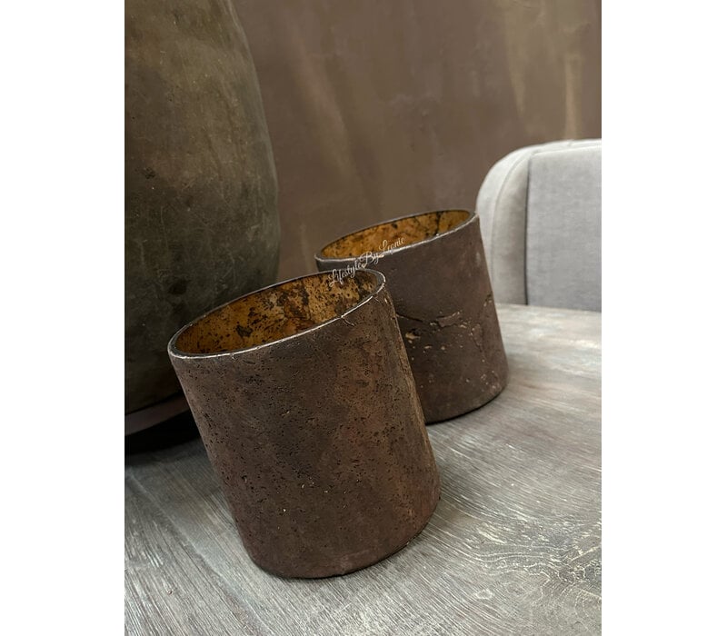 Hoffz Interior bari cilinder windlicht kurk M