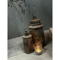 Hoffz Interior authentieke Nepalese kruik met deksel 20 cm