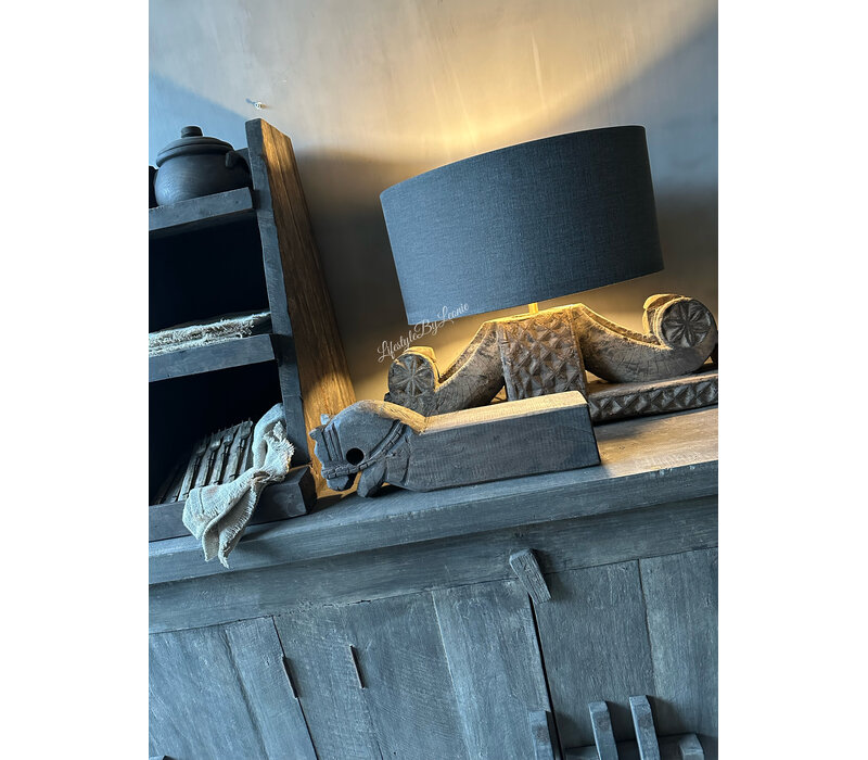 Aura Peeperkorn authentiek houten paardenhoofd