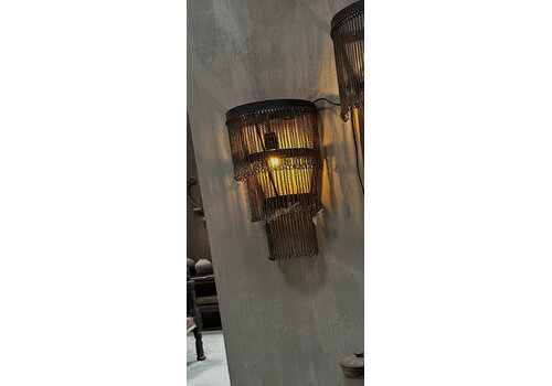 Metalen wandlamp Cheri chain 50 cm