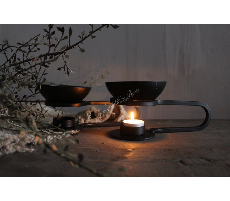 Smeedijzeren geur blokje brander Tomy