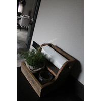 Houten keukenrolhouder Greet 28 x 30 cm