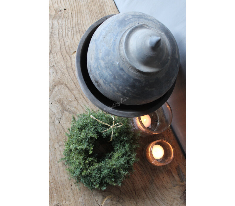 Groene wilde asparagus krans 20cm