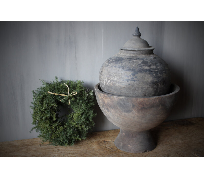 Groene wilde asparagus krans 20cm