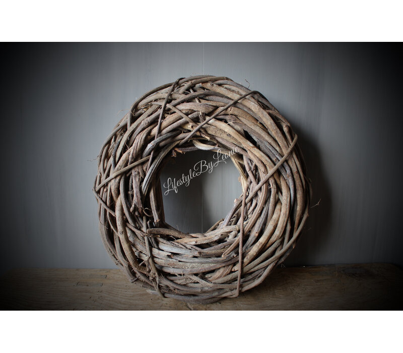 Krans Crazy vine brown 38 cm