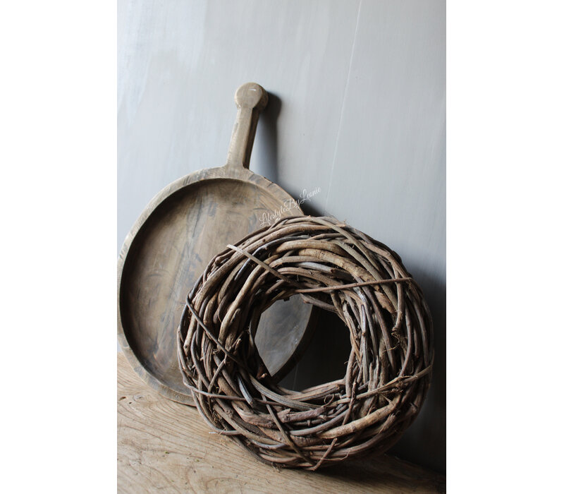 Krans Crazy vine brown 38 cm