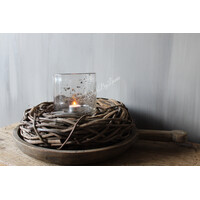 Krans Crazy vine brown 38 cm