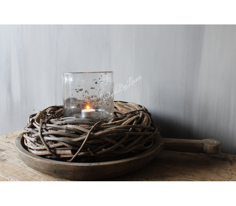 Krans Crazy vine brown 38 cm