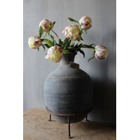 Bos real touch Pioenen in knop cream 63 cm