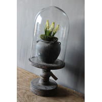 Stolp met houten voet Old grey L