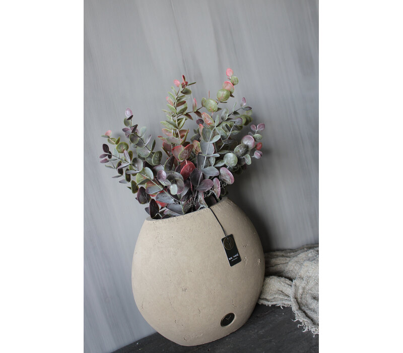 Brynxz pot ovaal Taupe 28 x 17 x 25 cm