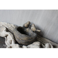 Brynxz birds on a nest Brown 16 cm