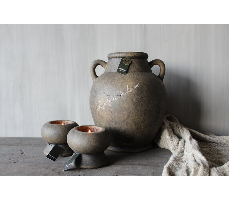 Brynxz tealight cup luxury Brown 12cm