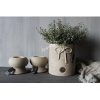 Brynxz tealight cup luxury Taupe 12 cm
