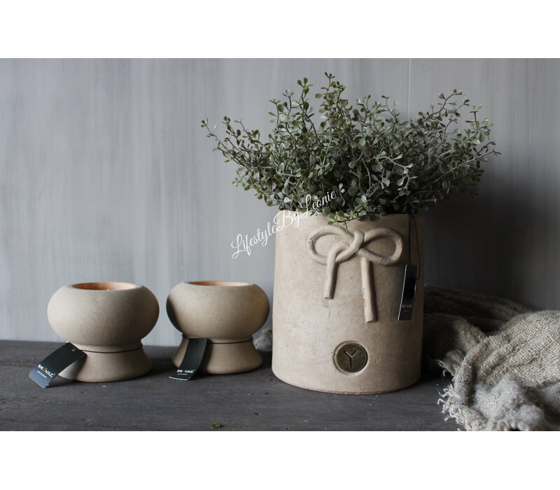 Brynxz tealight cup luxury Taupe 12 cm