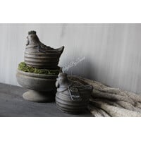 Brynxz chicken with lines Brown 12cm