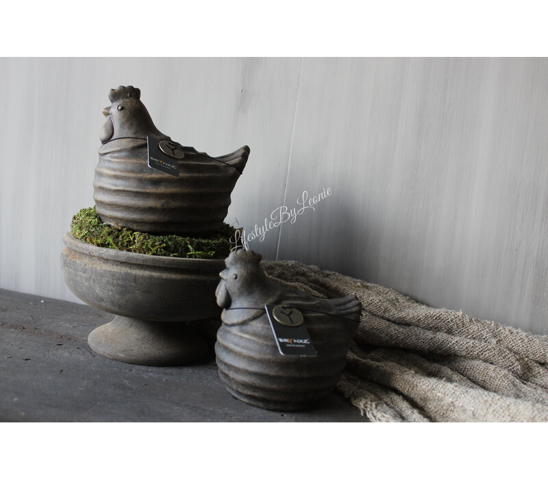 Brynxz chicken with lines Brown 12 cm