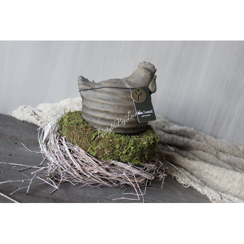 Brynxz chicken with lines Brown 15 cm 