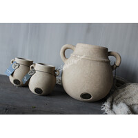 Brynxz tealight cup two ears Taupe 11 cm