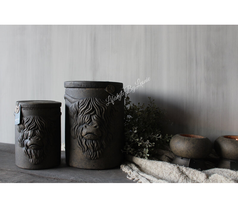 Brynxz pot and top Hooglander brown 19 cm