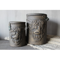 Brynxz pot and top Hooglander brown 19 cm