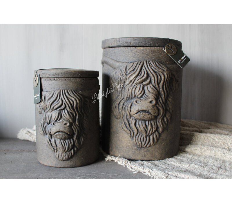 Brynxz pot and top Hooglander brown 19 cm