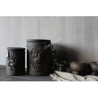 Brynxz pot and top Hooglander brown 25 cm