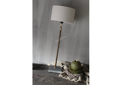 Tafellamp met hardstenen voet verstelbaar 60cm