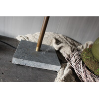 Tafellamp met hardstenen voet verstelbaar 60 cm