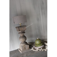 Baluster lampvoet Old brown 56 cm