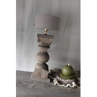 Baluster lampvoet Old brown 56cm