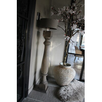 Baluster vloerlamp Old brown 125 cm