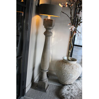 Baluster vloerlamp Old brown 125 cm