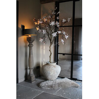 Baluster vloerlamp Old brown 125cm