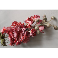 Brynxz zijden tak delphinium Burgundy 75cm