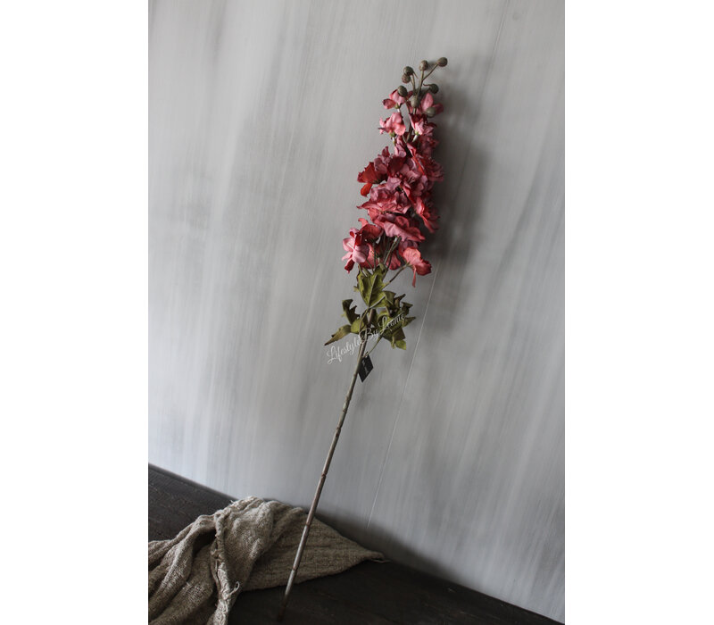Brynxz zijden tak Delphinium burgundy 75 cm