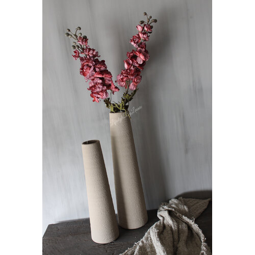 Brynxz zijden tak Delphinium burgundy 75 cm 