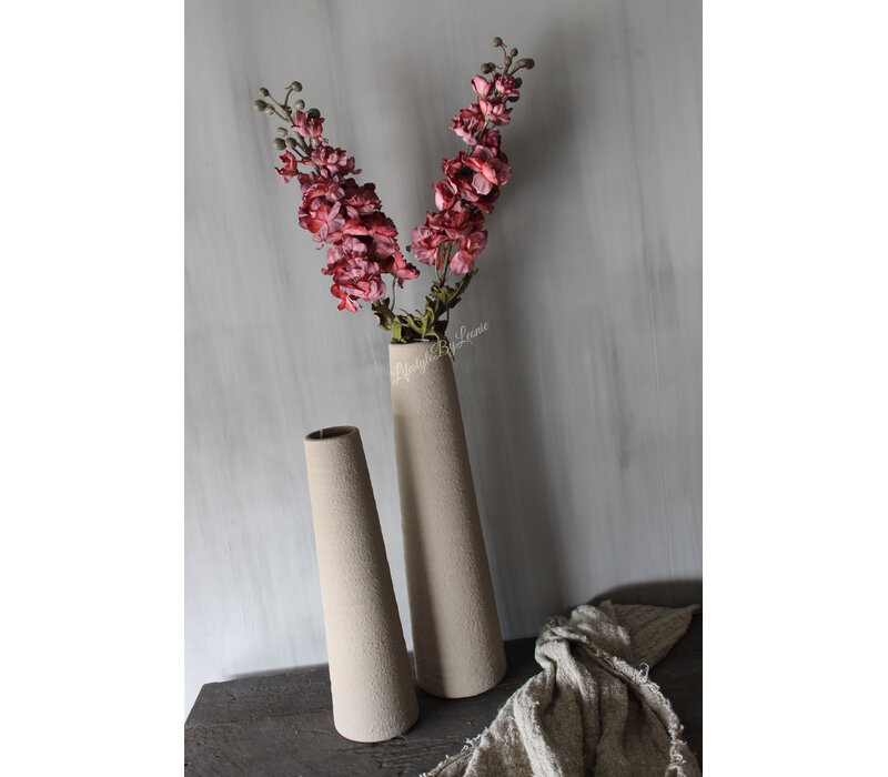 Brynxz zijden tak Delphinium burgundy 75 cm