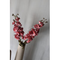 Brynxz zijden tak Delphinium burgundy 75 cm