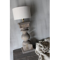 Baluster lampvoet Old brown 56 cm