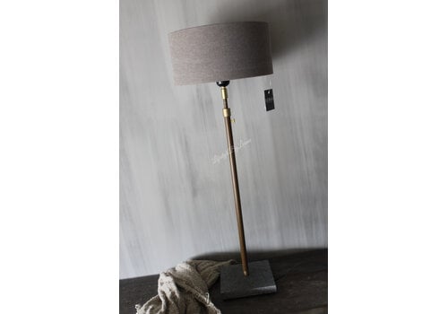 Tafellamp met hardstenen voet verstelbaar 60 cm