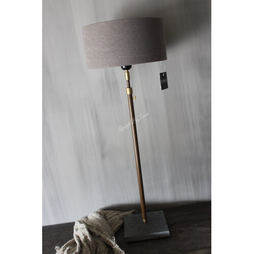 Tafellamp met hardstenen voet verstelbaar 60 cm 