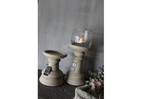 Brynxz Brynxz candleholder basic Taupe 18 cm