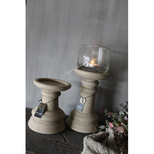 Brynxz candleholder basic Taupe 18 cm 