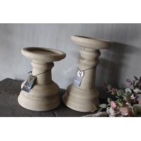 Brynxz candleholder basic Taupe 18 cm