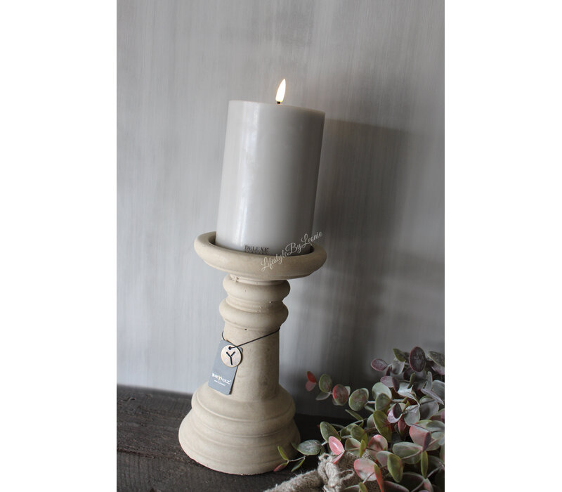 Brynxz candleholder basic Taupe 23 cm