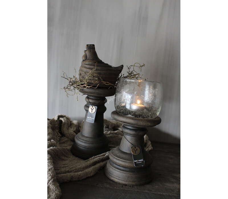 Brynxz candleholder basic Brown 18cm
